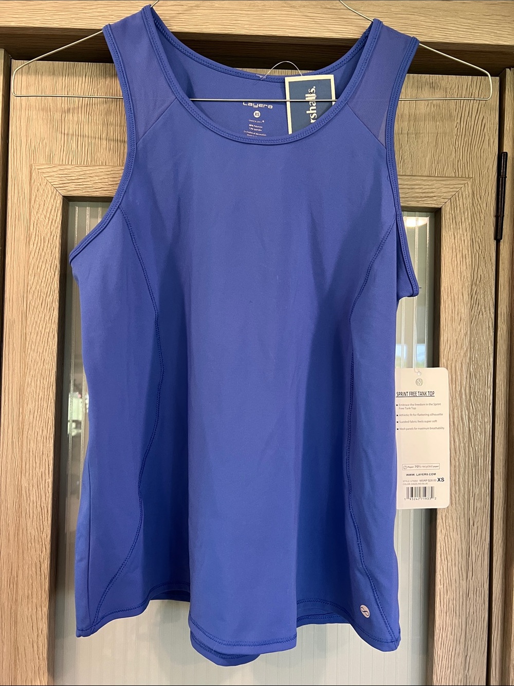 Layer 8 Women's Blue Performance Tank Top
